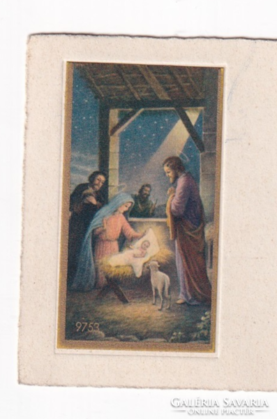 K:137 Karácsony-BÚÉK Üdv.kártya-képeslap borítékkal  Postatiszta
