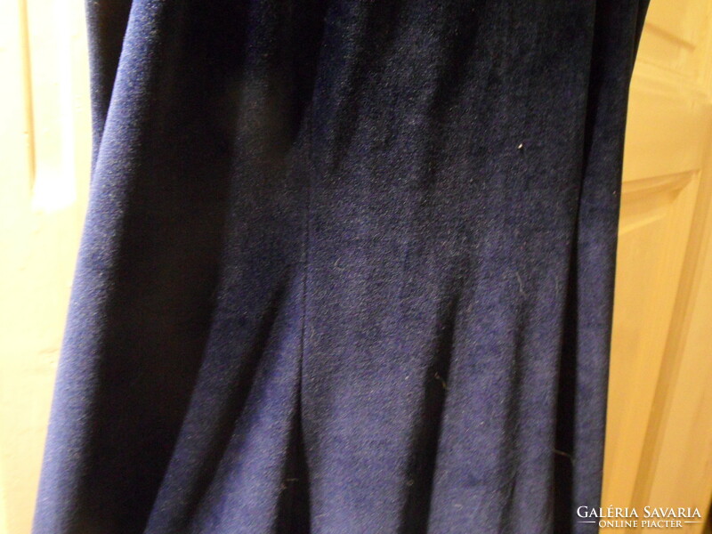 STARS kék plüss, sztrecs női alkalmi ruha ( 38-as )