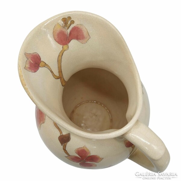 Zsolnay hand painted jug m01001