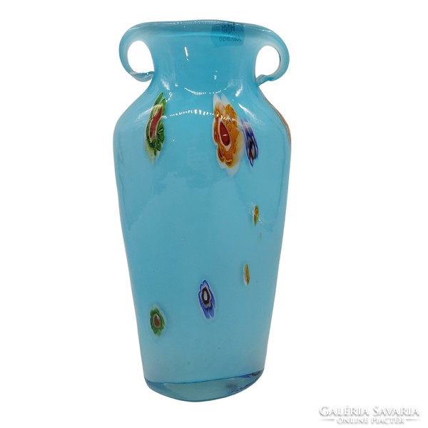 Blue murano vase m00961