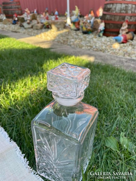 Beautiful glass bottle for drinks