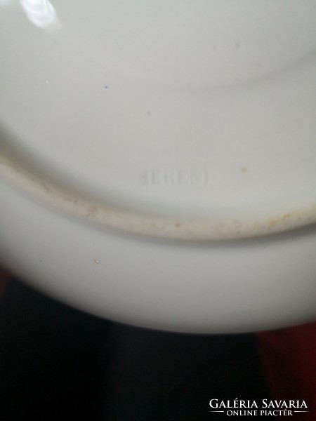 ANTIK Herendi, Óherendi petrezselyem mintás tányér, nagy méretű csésze alj