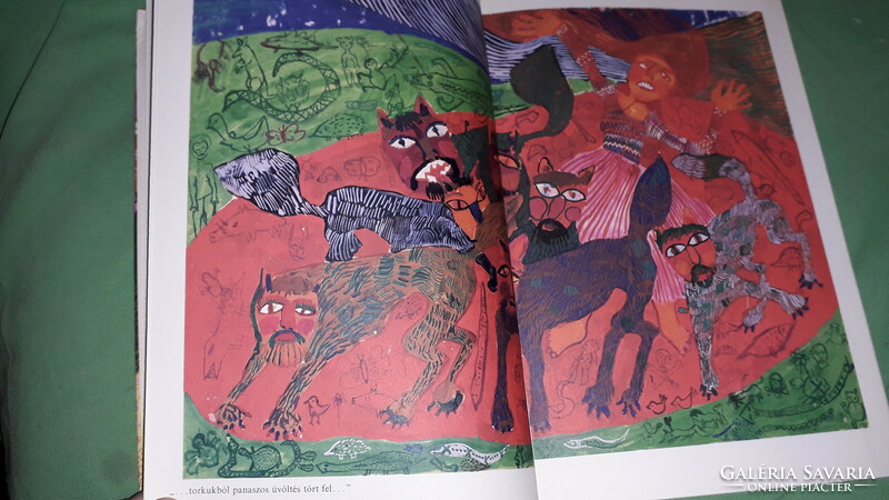 1979.Lakatos Menyhért : A hét szakállas farkas képes mese könyv a képek szerint MÓRA