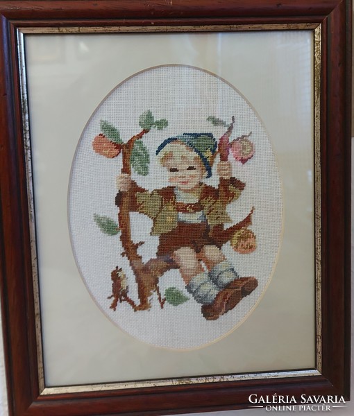 "Little boy" tapestry picture