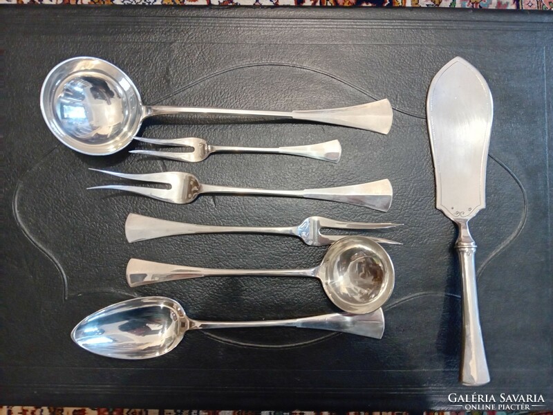 Silver cutlery, tableware for 6 people