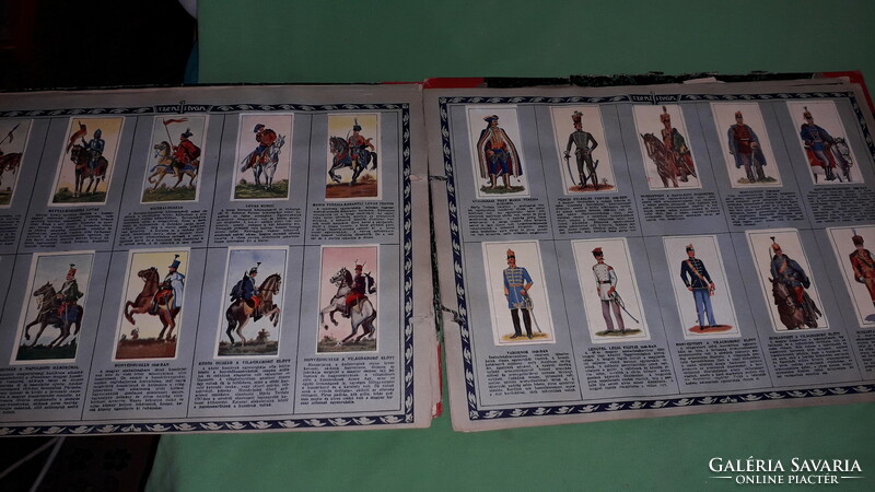 1930. Szent istván chicory factory sticker collection album picture Hungarian history, literature and art 1.