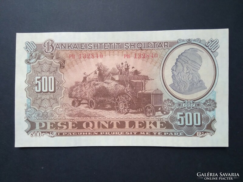 Albánia 500 Leke 1957 UNC-
