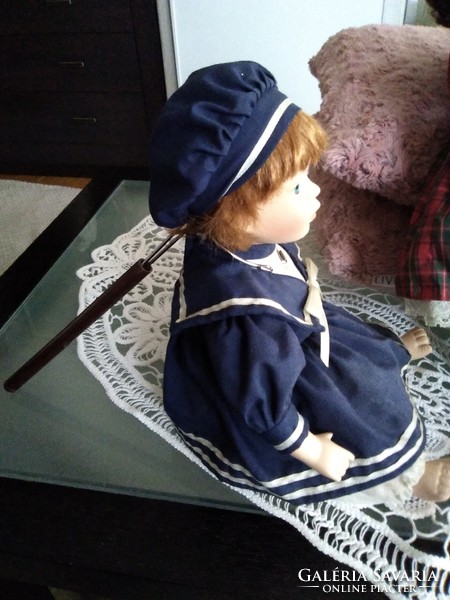 Promenade porcelain doll collection marked, serially numbered for doll collectors!