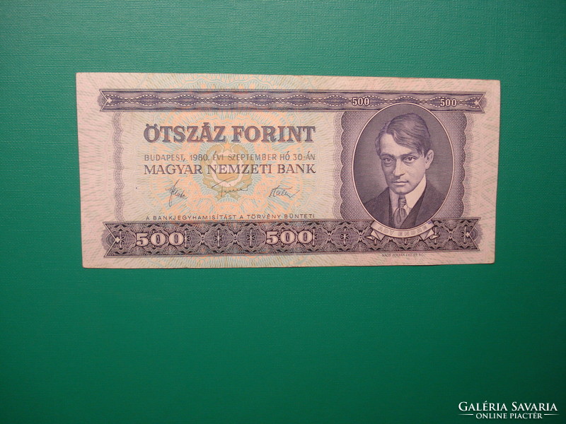 500 forint 1980