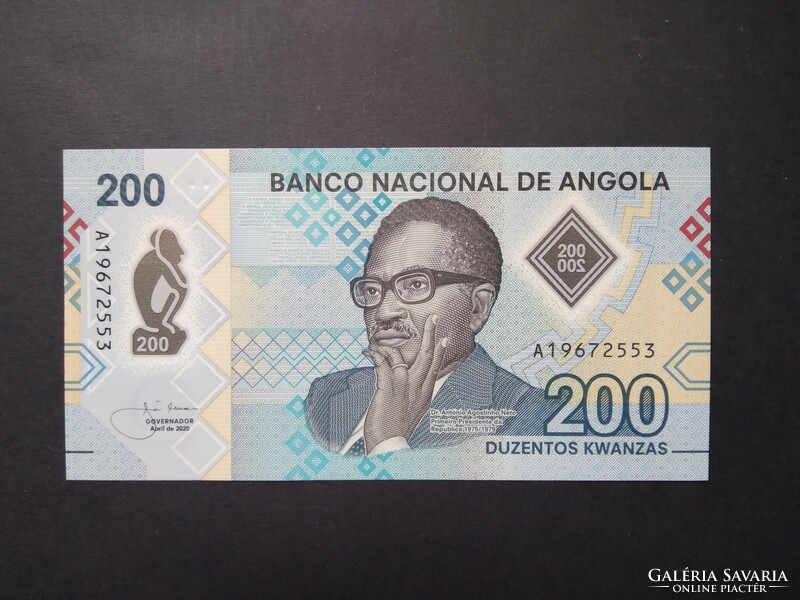 Angola 200 Kwanzas 2020 Unc