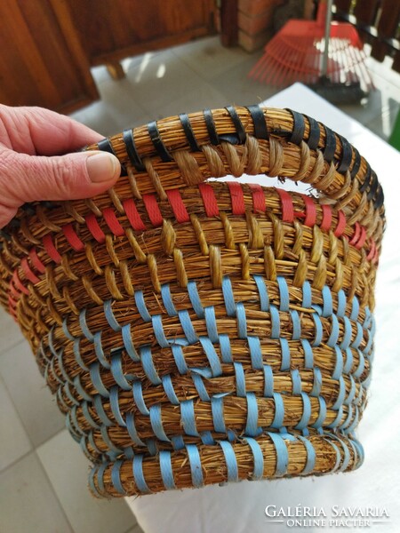 Old basket with handles