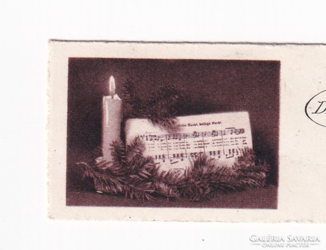 K:128 Karácsony-BÚÉK Üdv.kártya-cédula-képeslap 9x3 kiscédula
