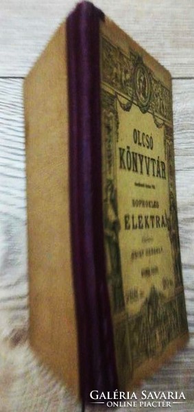 Szophoklész Elektra 1891  2-dik kiadás (Franklin) eladó
