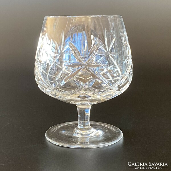 Crystal cognac glass set