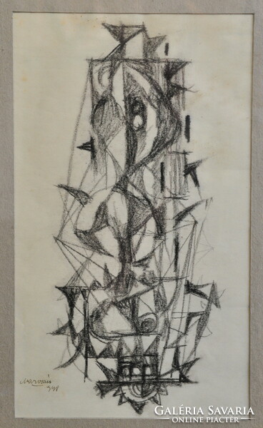 Gyula Marosán (1915-2003): graphics, abstract composition