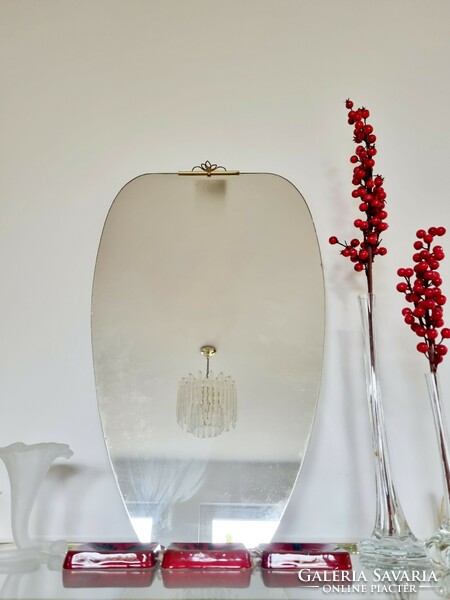 Decorative mid-century mirror