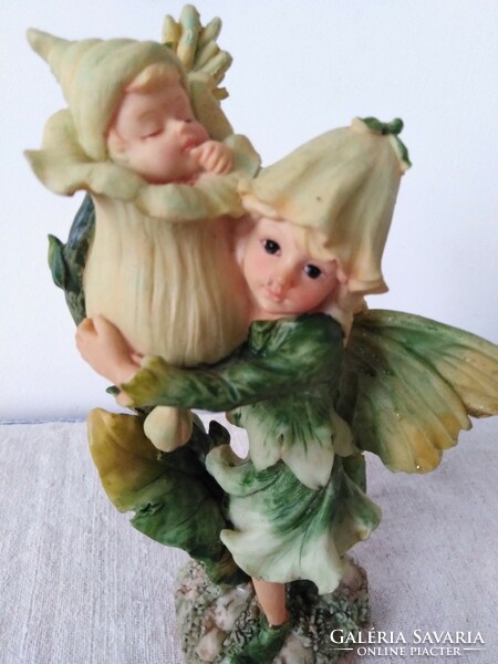 Lily fairy - resin, figurative ornament