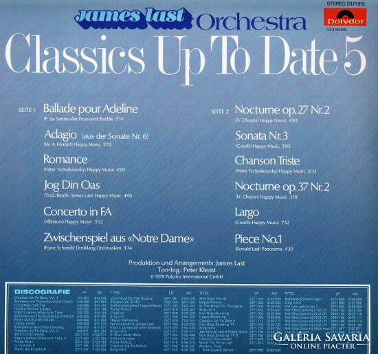 James Last Orchestra - Classics Up To Date 5 (LP, Album)