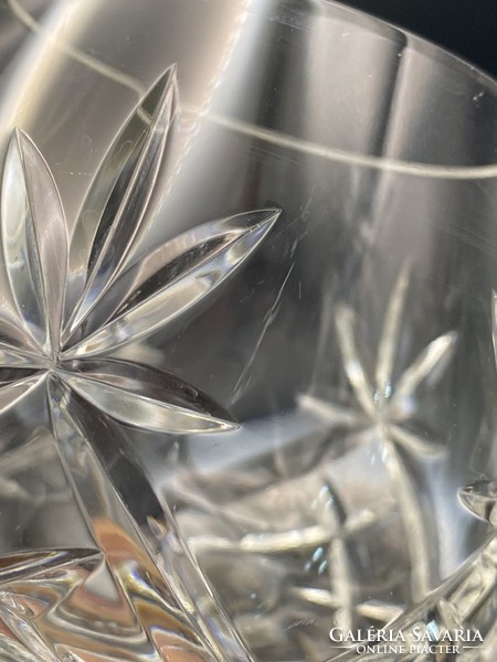 Crystal cognac glass set