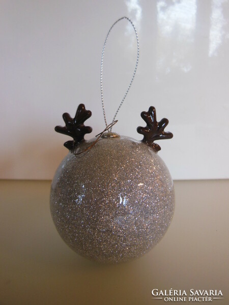 Christmas tree decoration - flashing nose - 10 x 8 cm - plastic - German - perfect