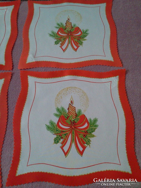 Christmas tablecloth - coaster 4 pcs