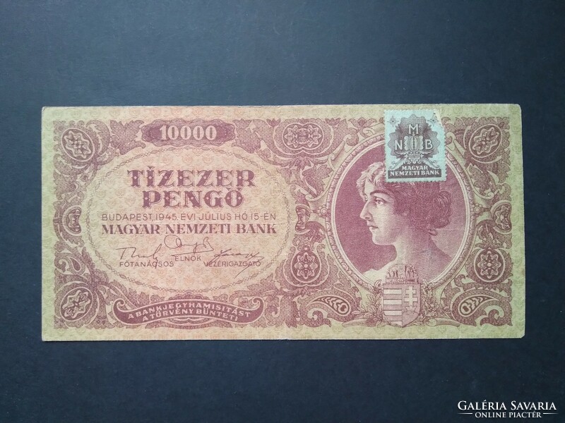 Magyarország 10000 Pengő 1945 F+