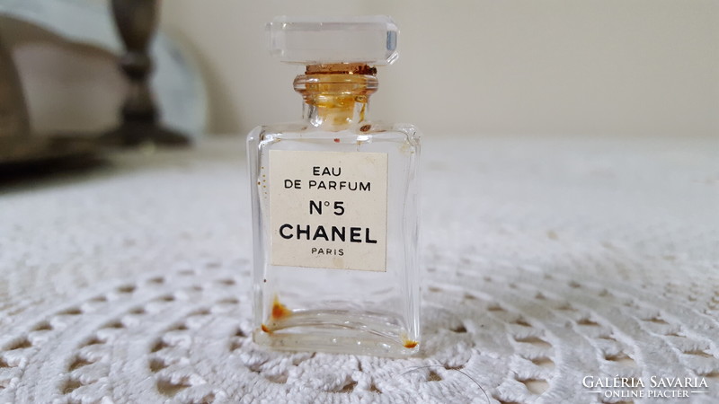 Vintage Chanel No 5 mini parfümös üveg