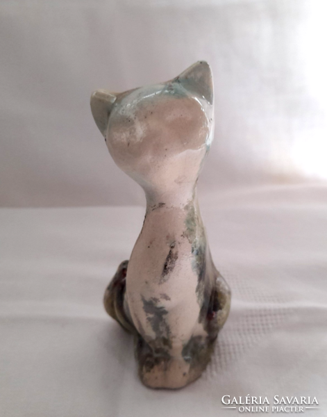 Art deco ceramic kitten / cat