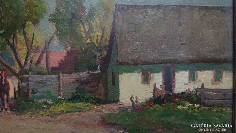 János Harencz: picture of village life