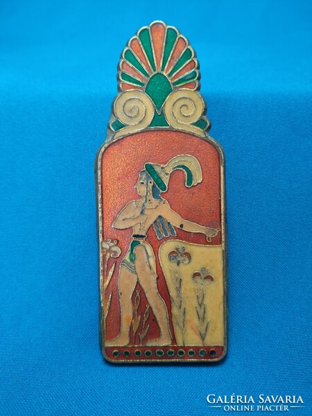 Greek mythological copper leaf clip