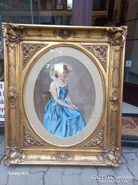 Hatter oil portrait, the frame is also sold separately!