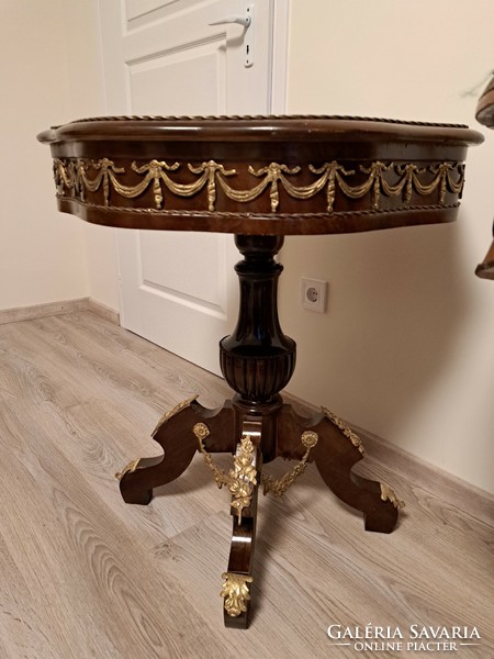 Empire marquetry coffee table