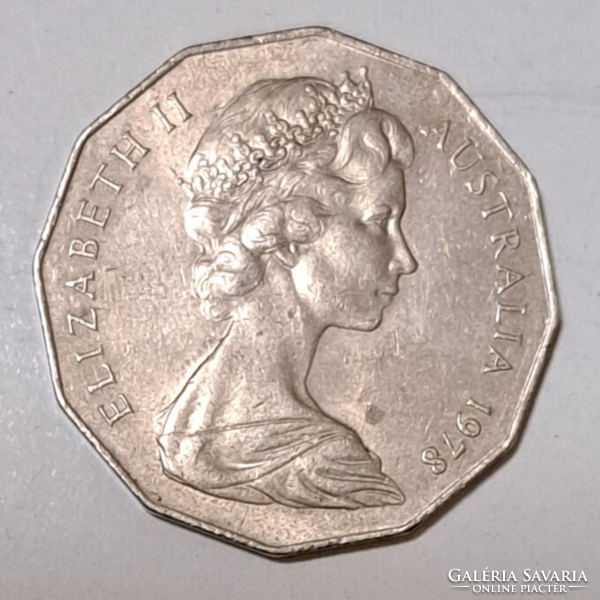 1978. Australia ii. Elizabeth (1952-2022) 50 cents (843)