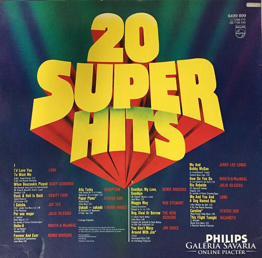 Various - 20 super hits (lp, comp)