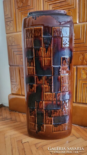 Abstract floor vase