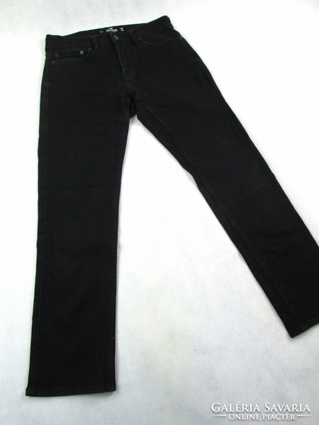 Original hollister (w28 / l30) women's black stretch jeans