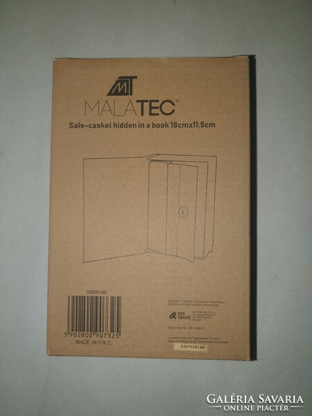 Book-shaped safety box, metal money box, safe, new, unopened at a discounted price