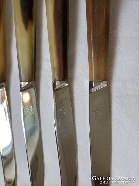 Stainless steel knives in their original box