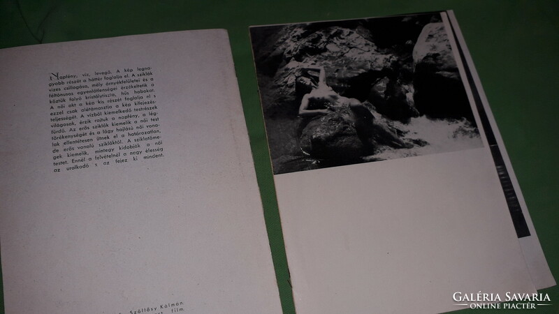 1944.Dr. Ferenc Gyulai: nude photography. Fragment book according to the pictures - the big library of the photo life