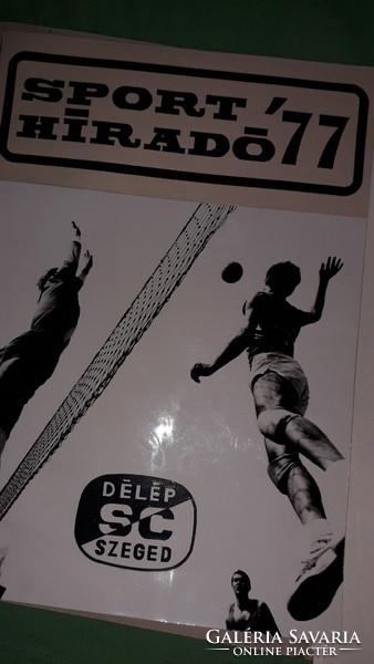 1977. PÁRATLAN eredeti fotó sporttörténeti dokumentum  SZEGED DÉLÉP S.C. 13 dbegyben a képek szerint