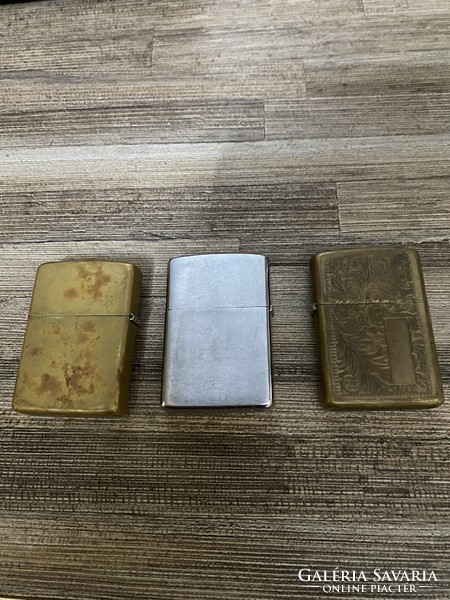 3 zippo lighters