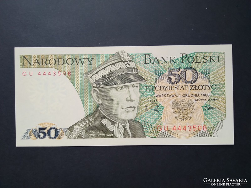 Lengyelország 50 Zlotych 1988 Unc