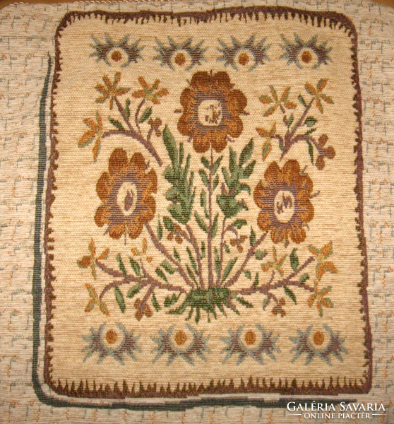 Flowers woven cushion cover, pillow case