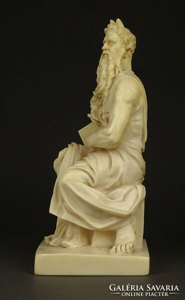 1P648 michelangelo buonarroti : mosaic resin statue 20 cm