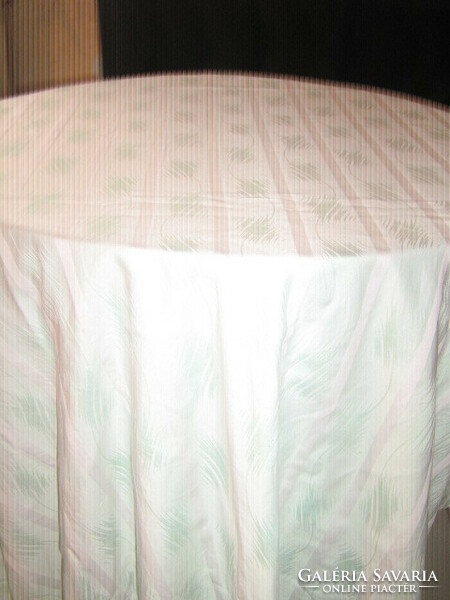 Beautiful apple green damask tablecloth
