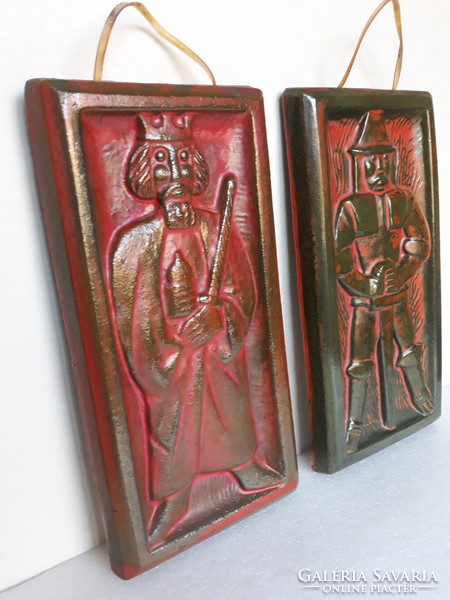 Beautiful German wall ceramics in a pair