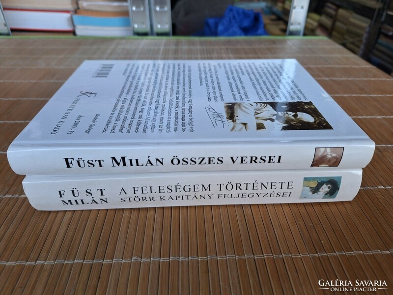 Two volumes of Füst milan are for sale together. HUF 6,900