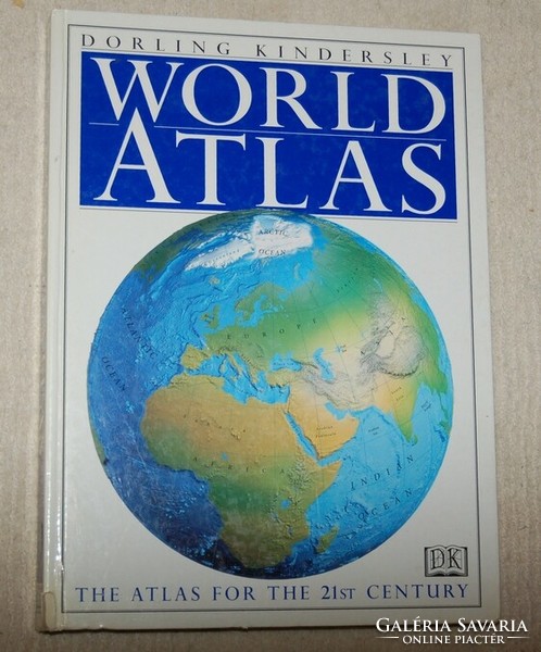 Dorling Kindersley  World Atlas angol nyelvű 27x36cm 338 oldal