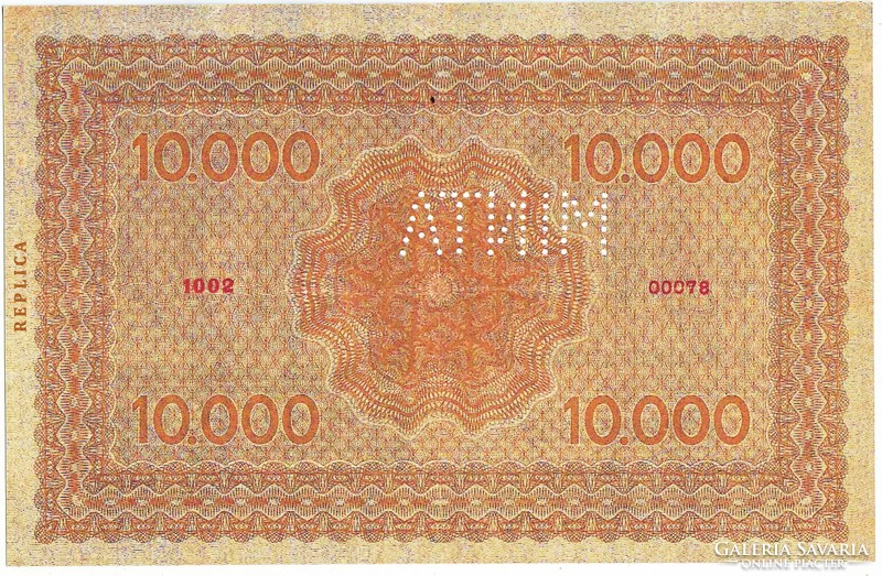 Magyarország 10000 korona  MINTA 1914 REPLIKA UNC