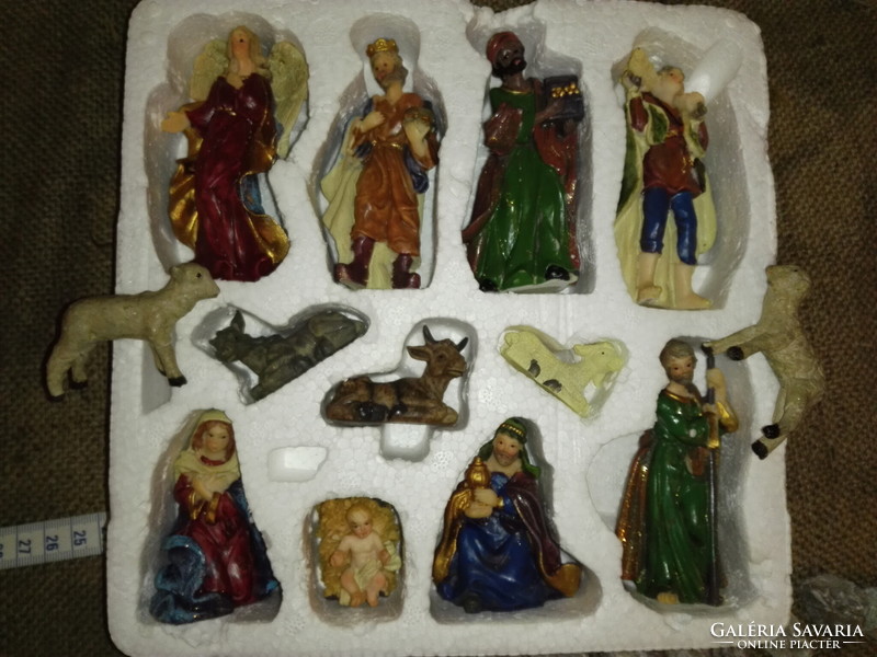 Bright nativity scene.